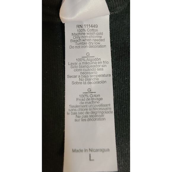 REACT YouTube Channel Unisex T-Shirt  Size Large Black - Picture 2 of 2